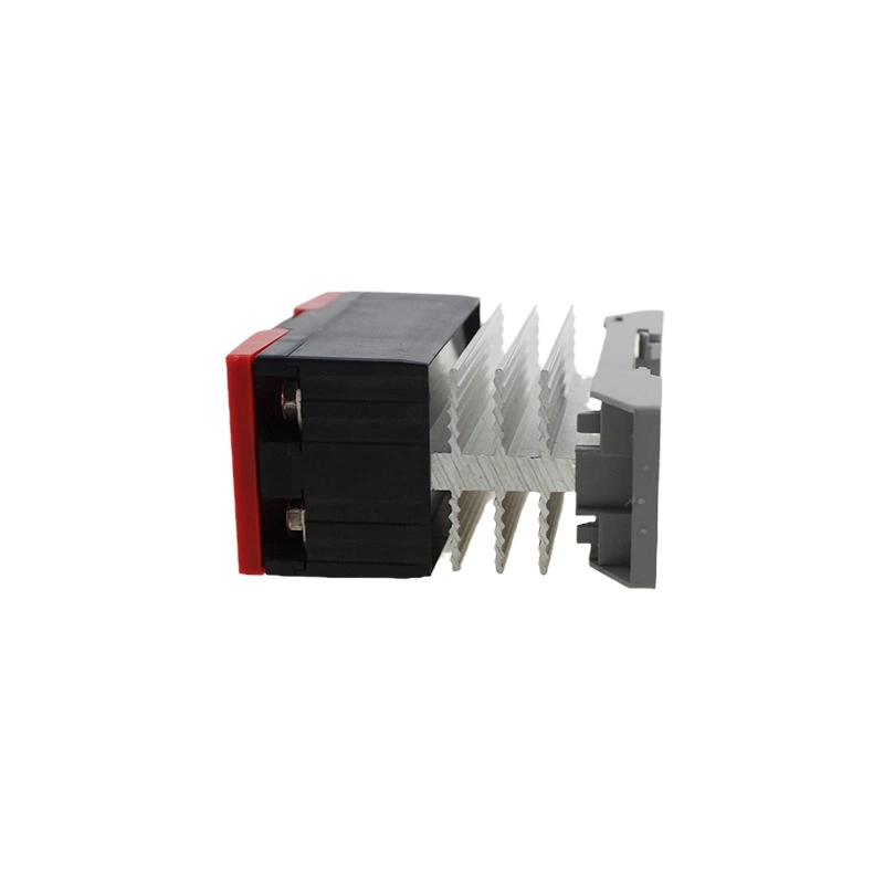 Great Quality 24-380VAC SSR-25DA Black and Red Integrated Solid State Relay with Radiator