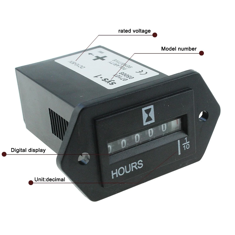 SYS-1 DC10-80V Number Digital Counter Timer Switch