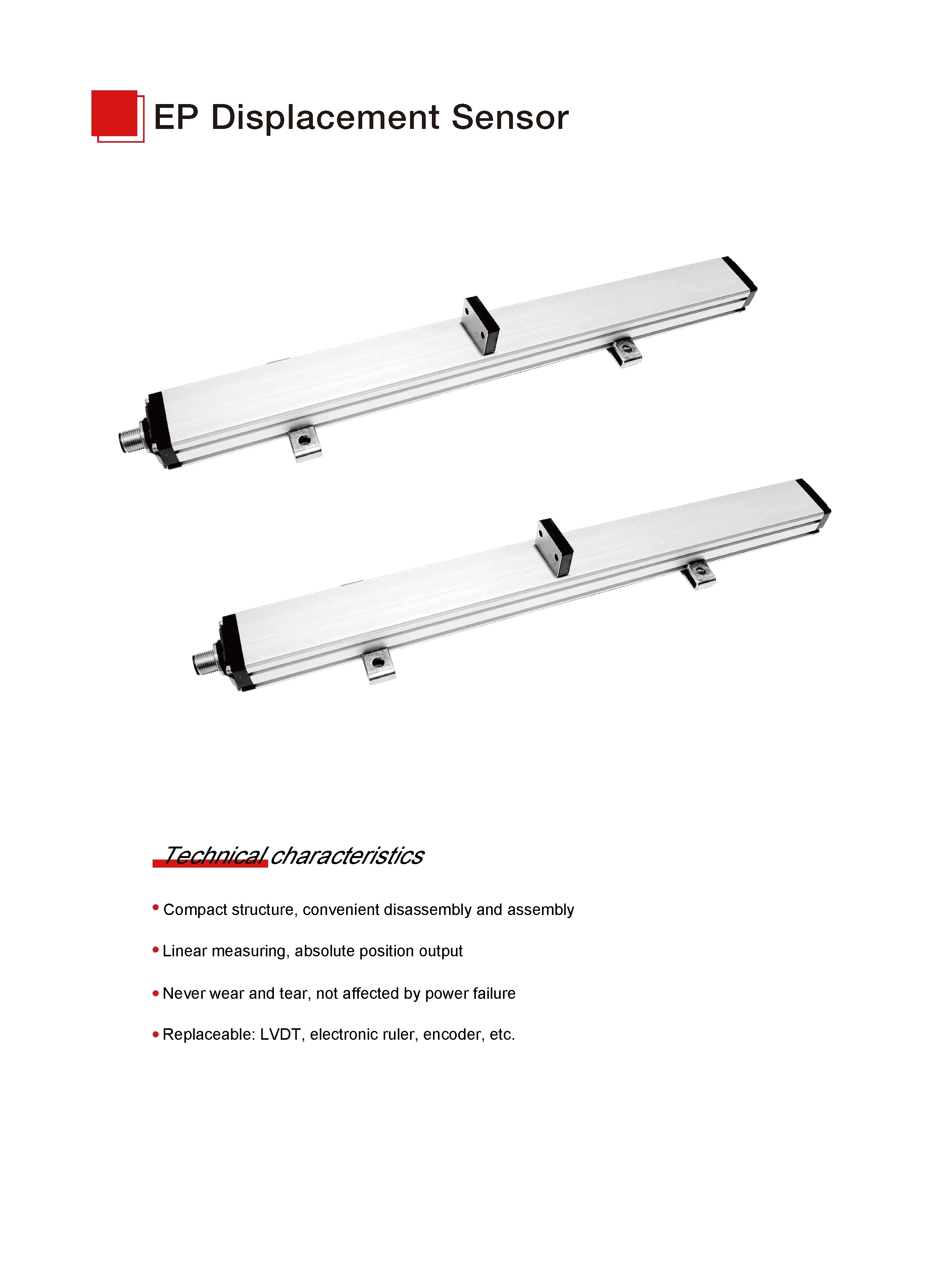 EP-Series Magnetostrictive Linear Position Sensors Analog Output