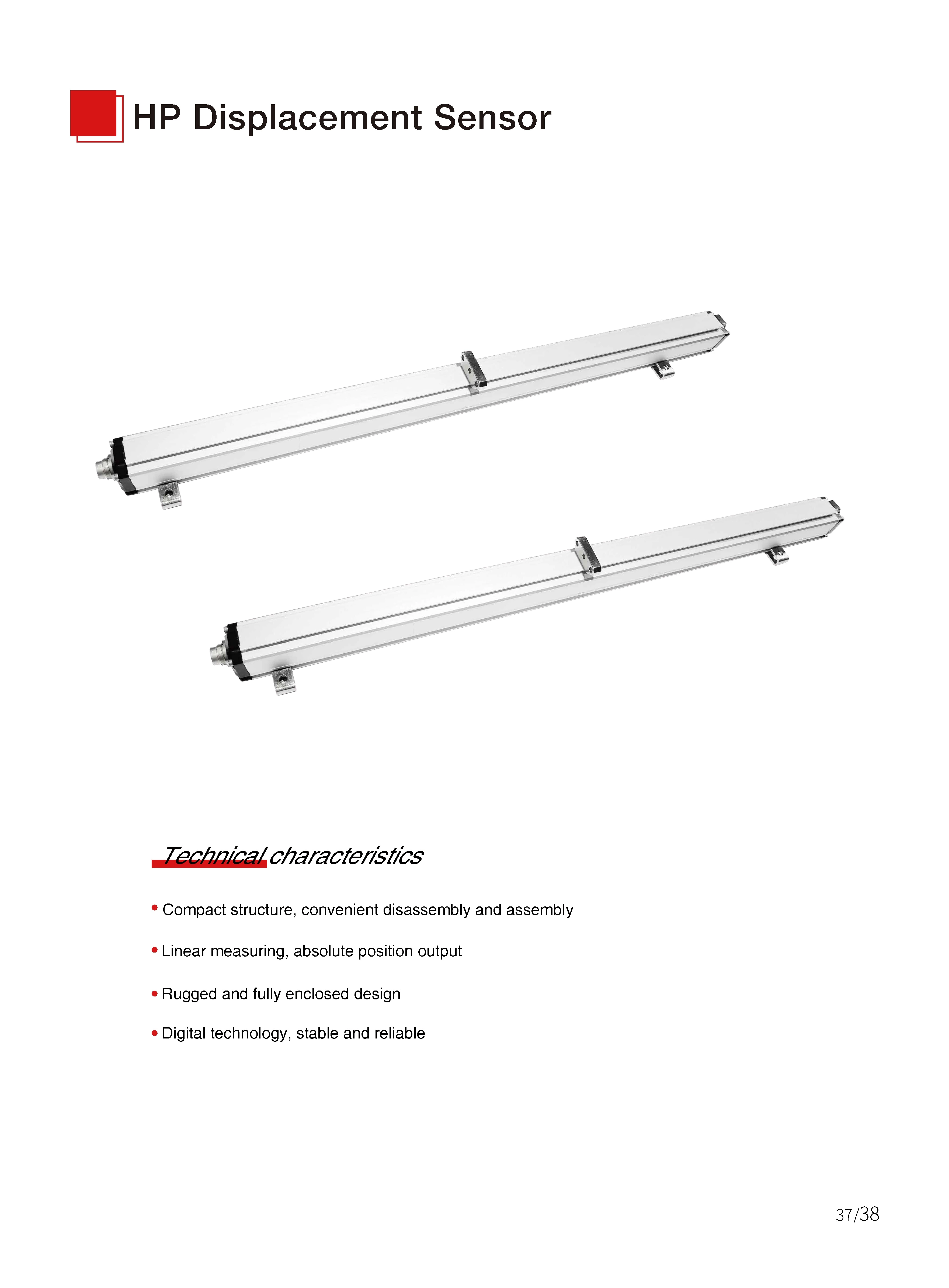 HP-Series Magnetostrictive Linear Position Sensors