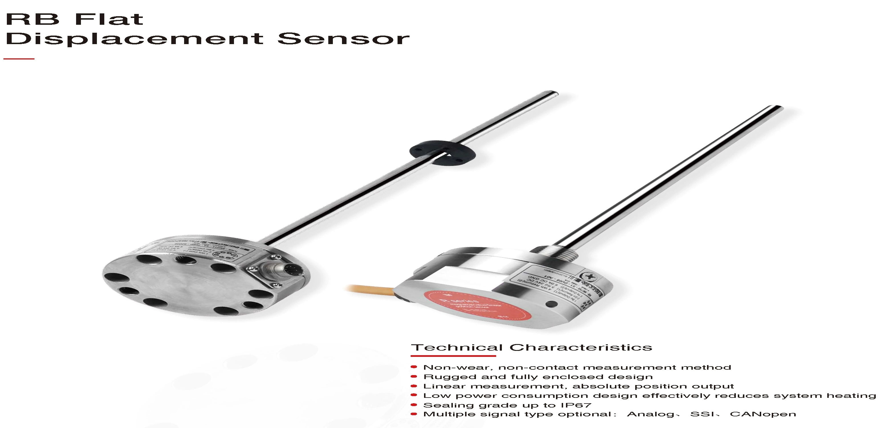 RB Analog Output Split Displacement Sensor