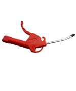 Shanneisi pneumatic dust blowing gun AR-TS red plastic air gun with short mouth and long mouth for dust removal, air blowing, and water removal Air duster short nozzle+8mm quick connector