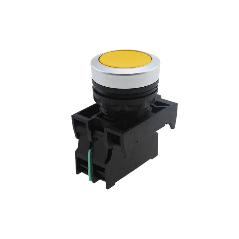 Switch Push Button 22mm Yellow NO FRESH XDL22-CA51 For Industrial Automation Control
