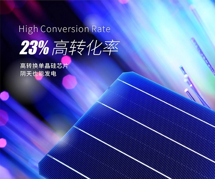 YC200W4ZBS 200W Solar Panel Waterproof Folding Solar Charging Panel for Mobile Power Supply