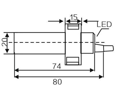 CM20 M20 capacitance proximity switch sensor