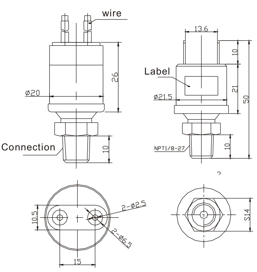 XYK-117 Electronic Water Pressure Control Switch