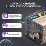 SGPC 3kw/4kw/5kw/6kw Pure Sine Wave Inverter With UPS Inverter 12V 220V Solar Inverter Battery Charger High Frequency