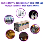 SGPC 3kw/4kw/5kw/6kw Pure Sine Wave Inverter With UPS Inverter 12V 220V Solar Inverter Battery Charger High Frequency