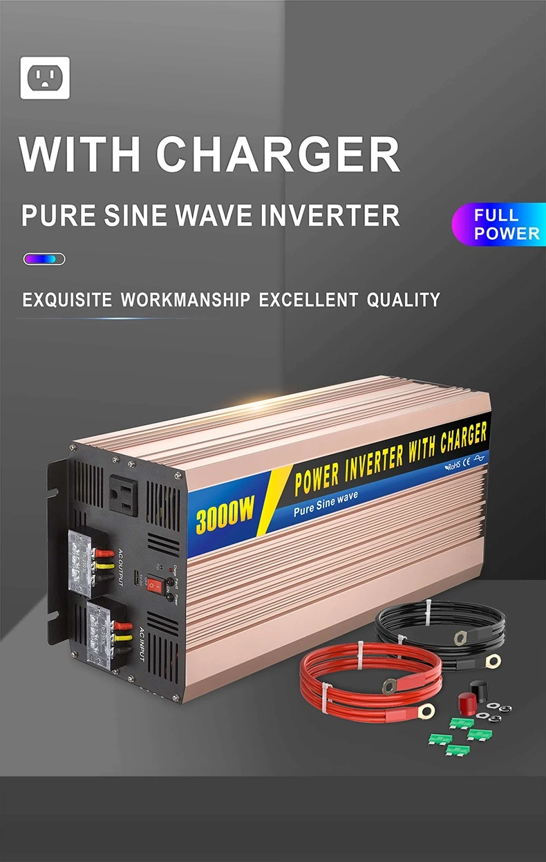 SGPC 3kw/4kw/5kw/6kw Pure Sine Wave Inverter With UPS Inverter 12V 220V Solar Inverter Battery Charger High Frequency