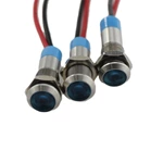 DC12V 6mm Mini Metal Indicator Light waterproof indicator light signal lamp IP68 IK10 signal pilot lamp