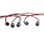 DC12V 6mm Mini Metal Indicator Light waterproof indicator light signal lamp IP68 IK10 signal pilot lamp