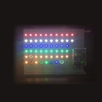 8mm Indictor display panel with Multicolor Metal Push Button Switches