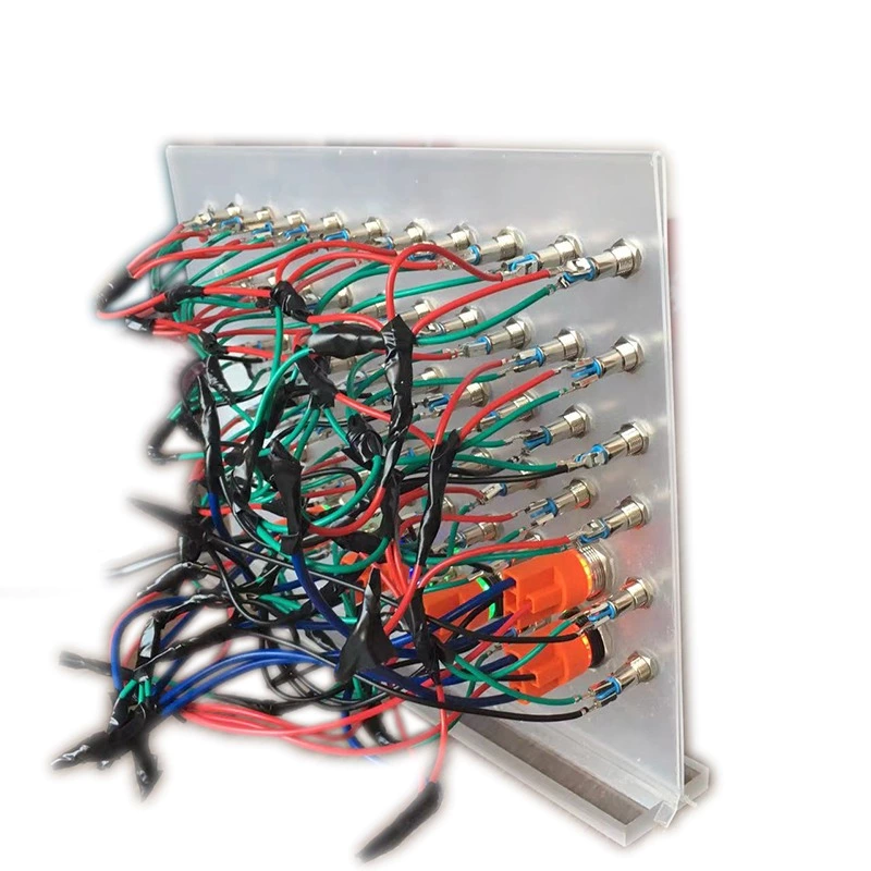 8mm Indictor display panel with Multicolor Metal Push Button Switches