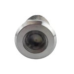 ABI12C-P1 12mm LED White IP67 Brass Type Indicator Light