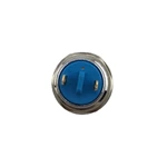 ABI12C-P1 12mm LED White IP67 Brass Type Indicator Light