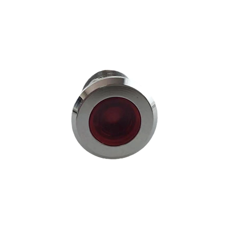 ABI12C-P1 12mm LED Red IP67 Brass Type Indicator Light