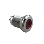 ABI12C-P1 12mm LED Red IP67 Brass Type Indicator Light
