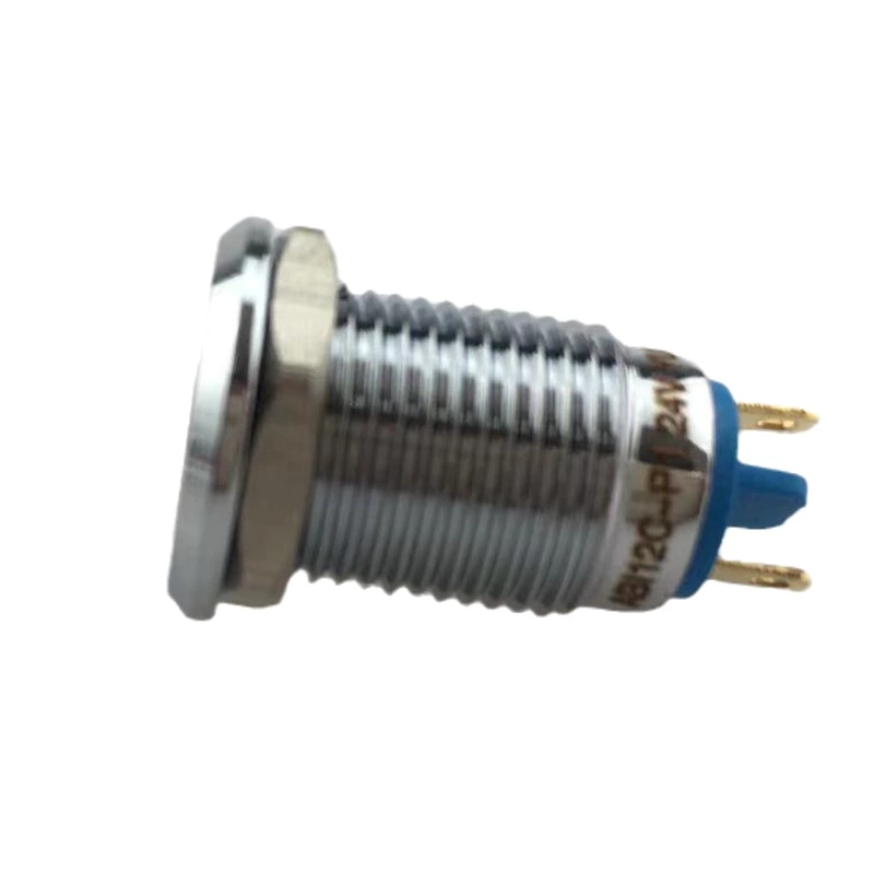 ABI12C-P1 12mm LED Orange IP67 Brass Type Indicator Light