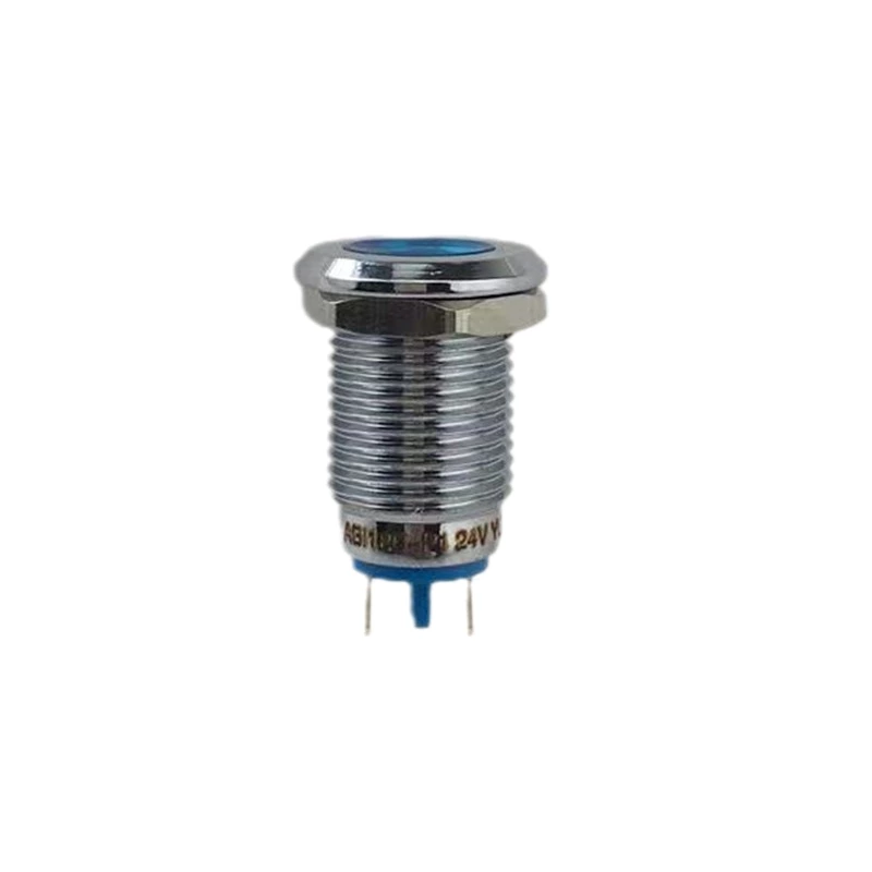 ABI12C-P1 12mm LED Blue IP67 Brass Type Indicator Light