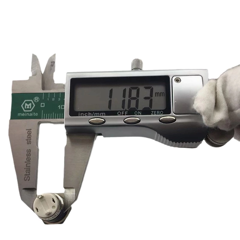 IP67 12mm Flat Copper Plating Momentary Metal Push Button Switch without light Indicator