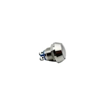 IP67 12mm Stainless Steel RoHS Screw Terminal Ball Copper Plating Momentary Metal Push Button Switch