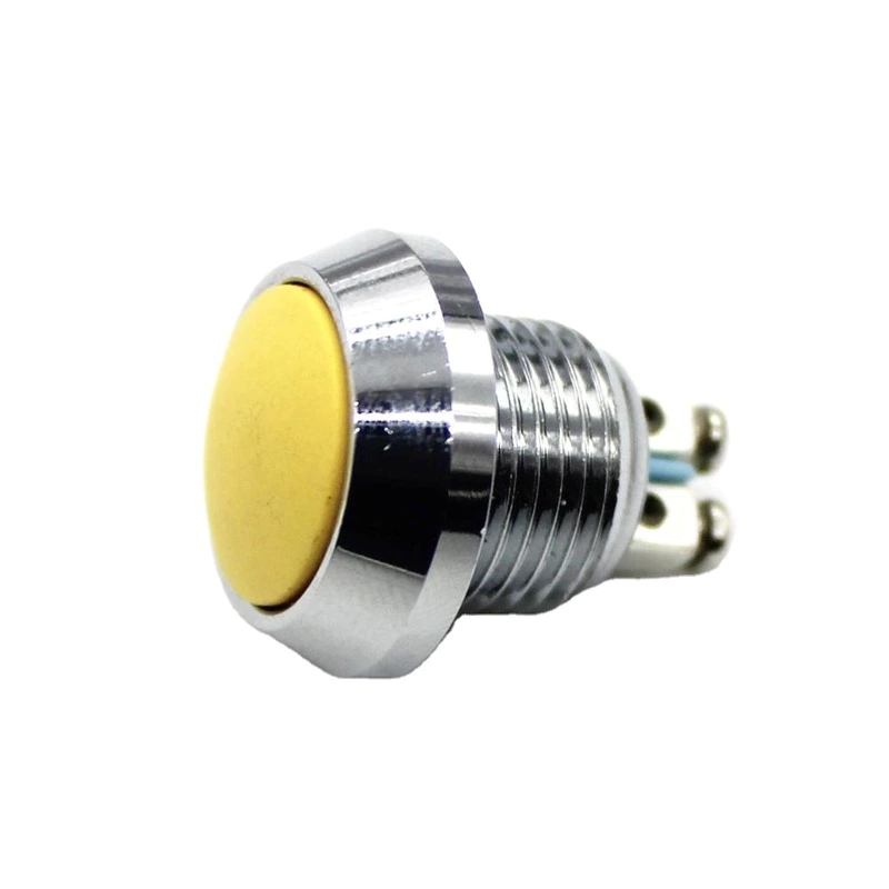 12mm stainless steel waterproof ABS12S-Q0 ball metal button switch