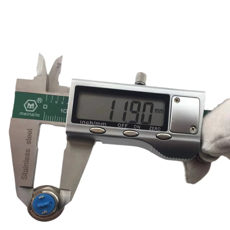 IP67 12mm Stainless Steel RoHS Screw Terminal Ball Copper Plating Momentary Metal Push Button Switch