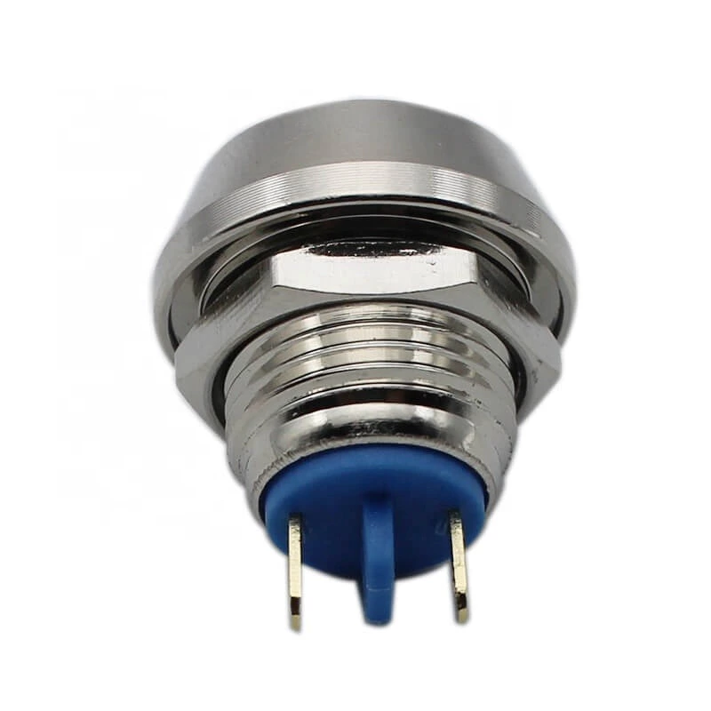 ABS12S-Q1 12mm Momentary 220VAC stainless steel ball head push button