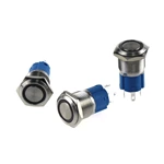 16mm ABS16-SP11ERG anti-vandal double color waterproof led push button switch