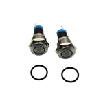 ABS16S-P11-E Illuminated Switches Flat Round Waterproof metal Push Button