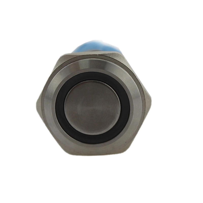 16mm IP67 IK10 Waterproof LED Latching Metal Push Button Switch