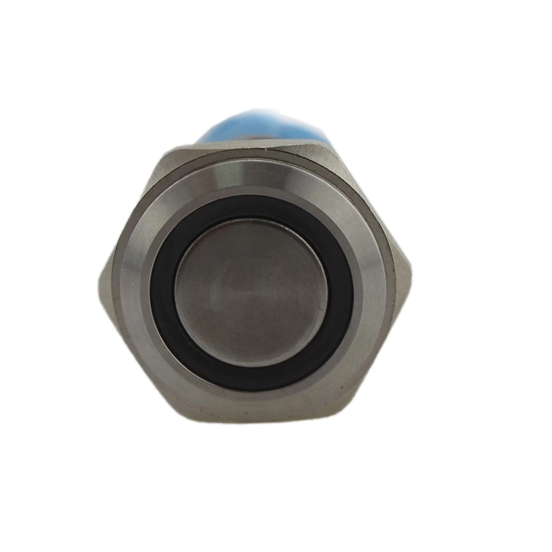 16mm IP67 IK10 Waterproof LED Latching Metal Push Button Switch