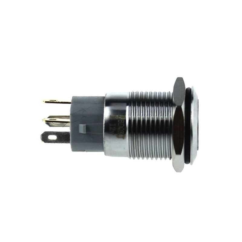 16mm ABS16s-P11Z-E ring LED IP67 Metal Push Button