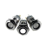 16mm ABS16s-P11Z-E ring LED IP67 Metal Push Button