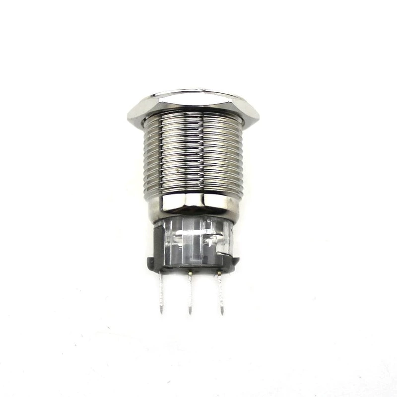 ABS16S-Q11 16mm ball head momentary metal push button switch