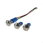 16mm ball head ABS16S-Q11Z IP67 self-lock waterproof metal push button switch