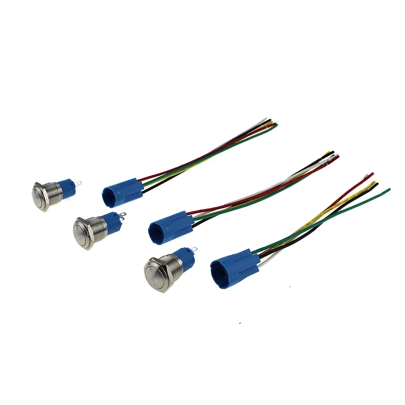 16mm ball head ABS16S-Q11Z IP67 self-lock waterproof metal push button switch