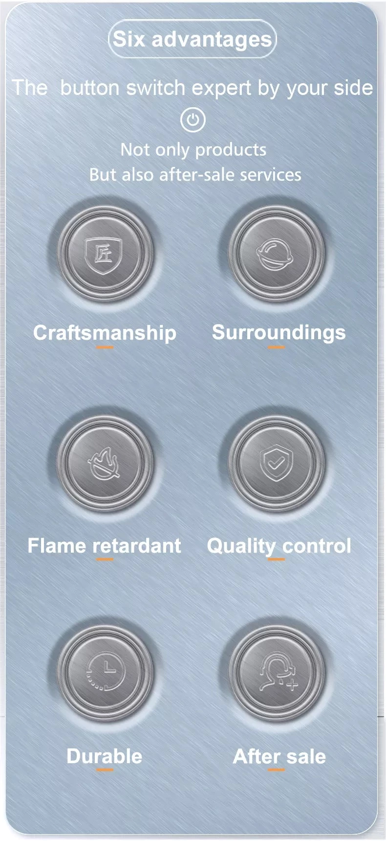 JS16B-10JS Metal push button with door bell