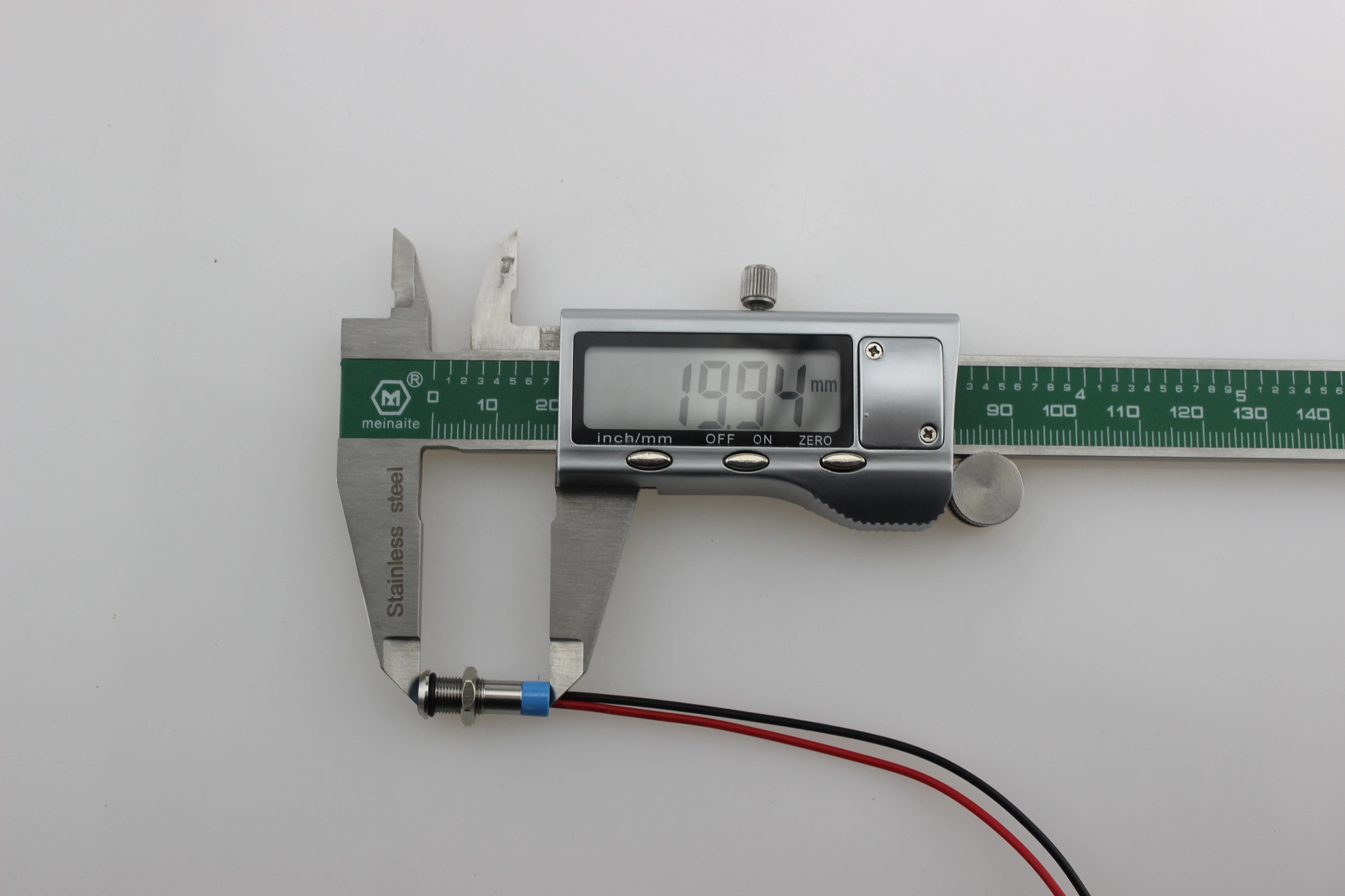 6mm stainless steel DC12V Green IP68 with 12cm wire metal Indicator lamp