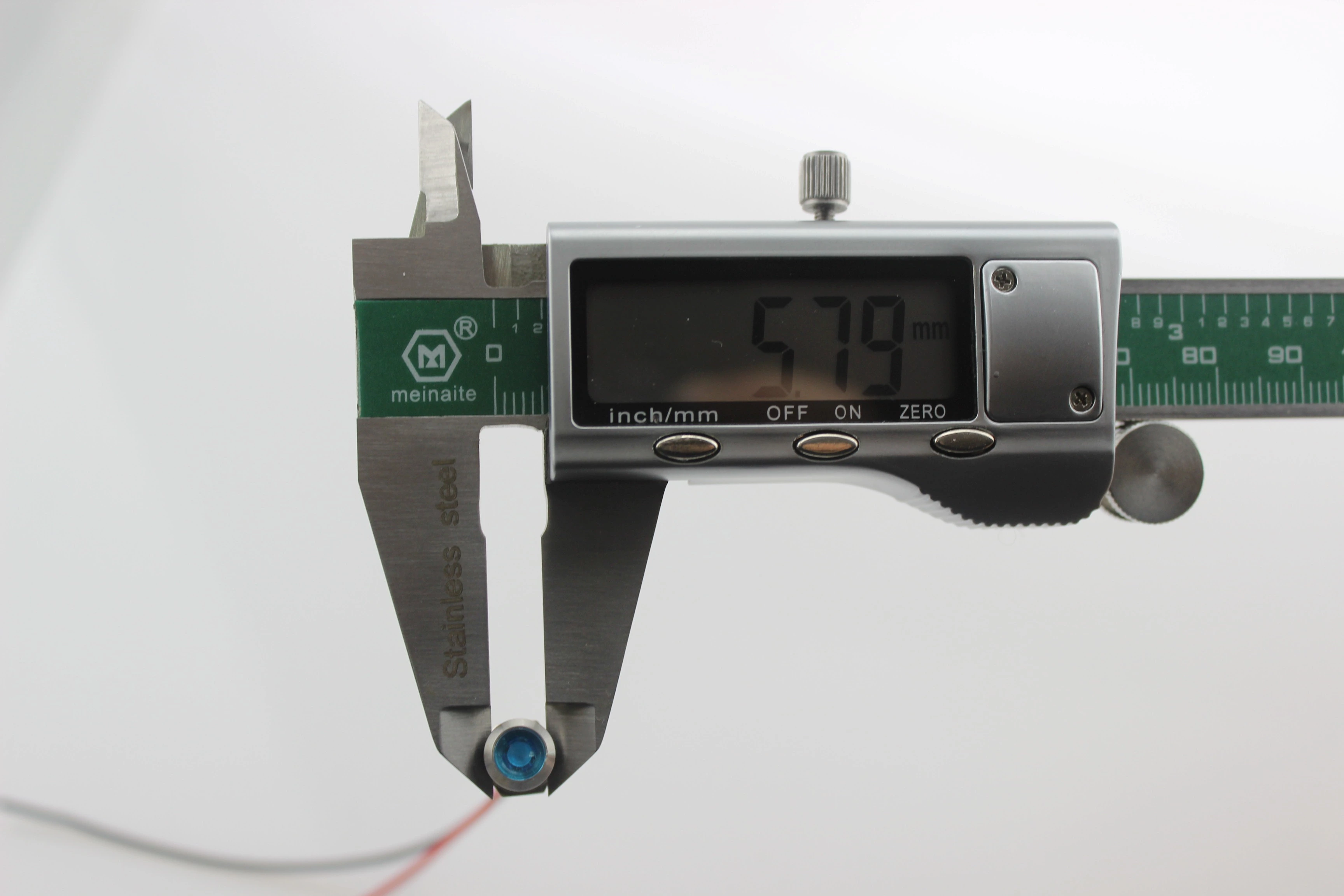 6mm stainless steel DC12V Green IP68 with 12cm wire metal Indicator lamp