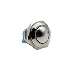 JS16B-10N 16mm metal push button domed momentary push button plated brass with screw terminals