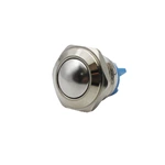 JS16B-10N 16mm metal push button domed momentary push button plated brass with screw terminals