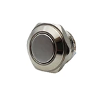 JS16F-10JN pin terminal push on off button metal push button with 16mm flat head push button cover