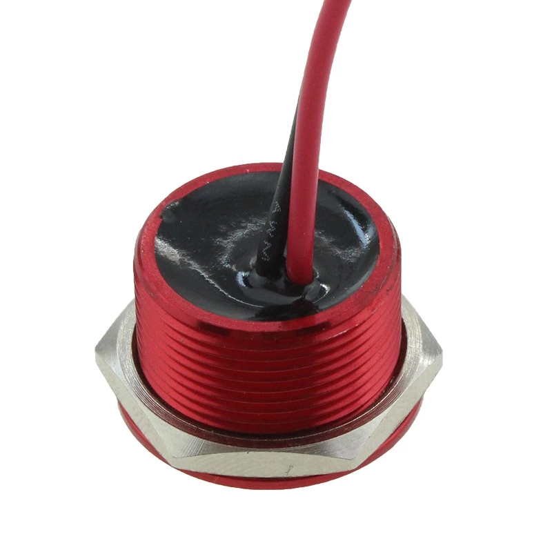 Waterproof Piezo Switch Flat Head Aluminum Momentary Piezo Switch