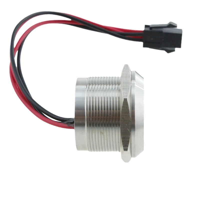 IP68 28mm 100mA 24VAC/DC Momentary stainless steel piezo switch